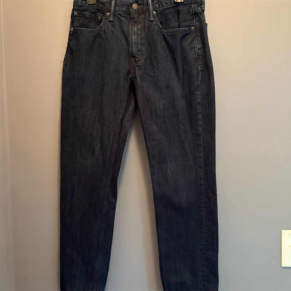 Levi's 511 Mens Dark Denim Straight Jeans Size 32 Blue